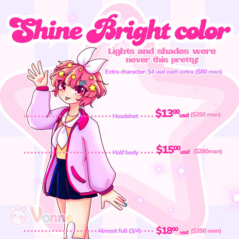 Shine bright color